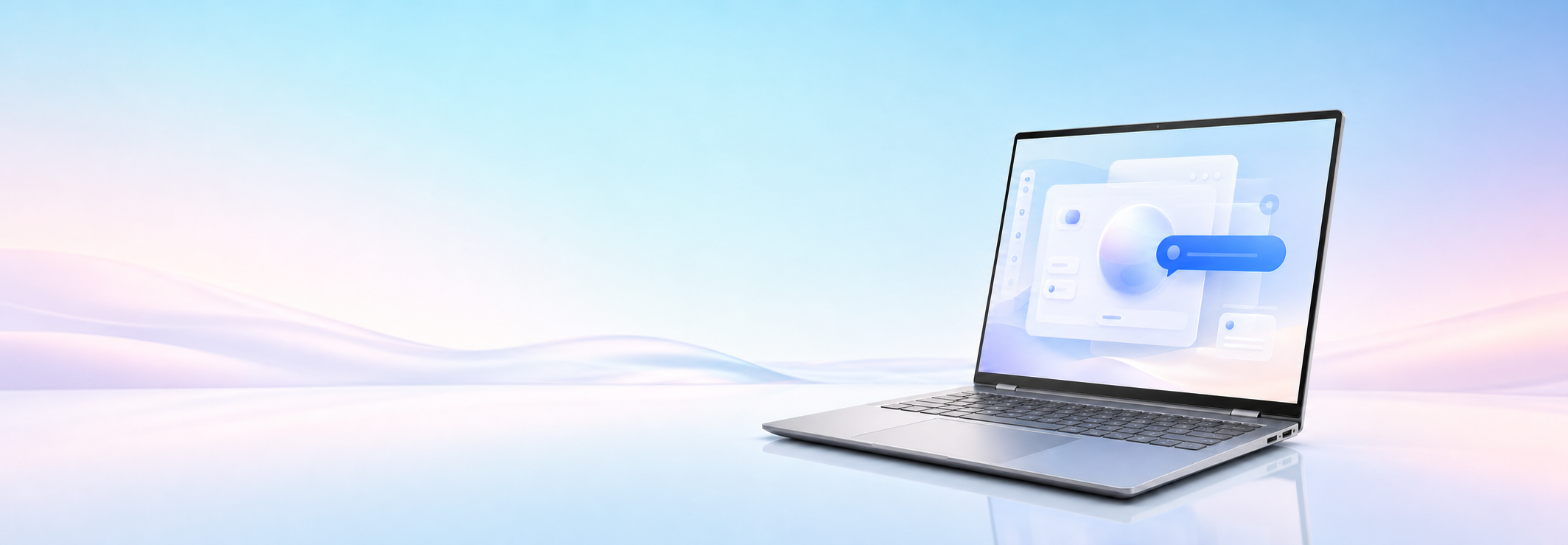 NEXTS Windows AIPC laptop with the local AI assistant